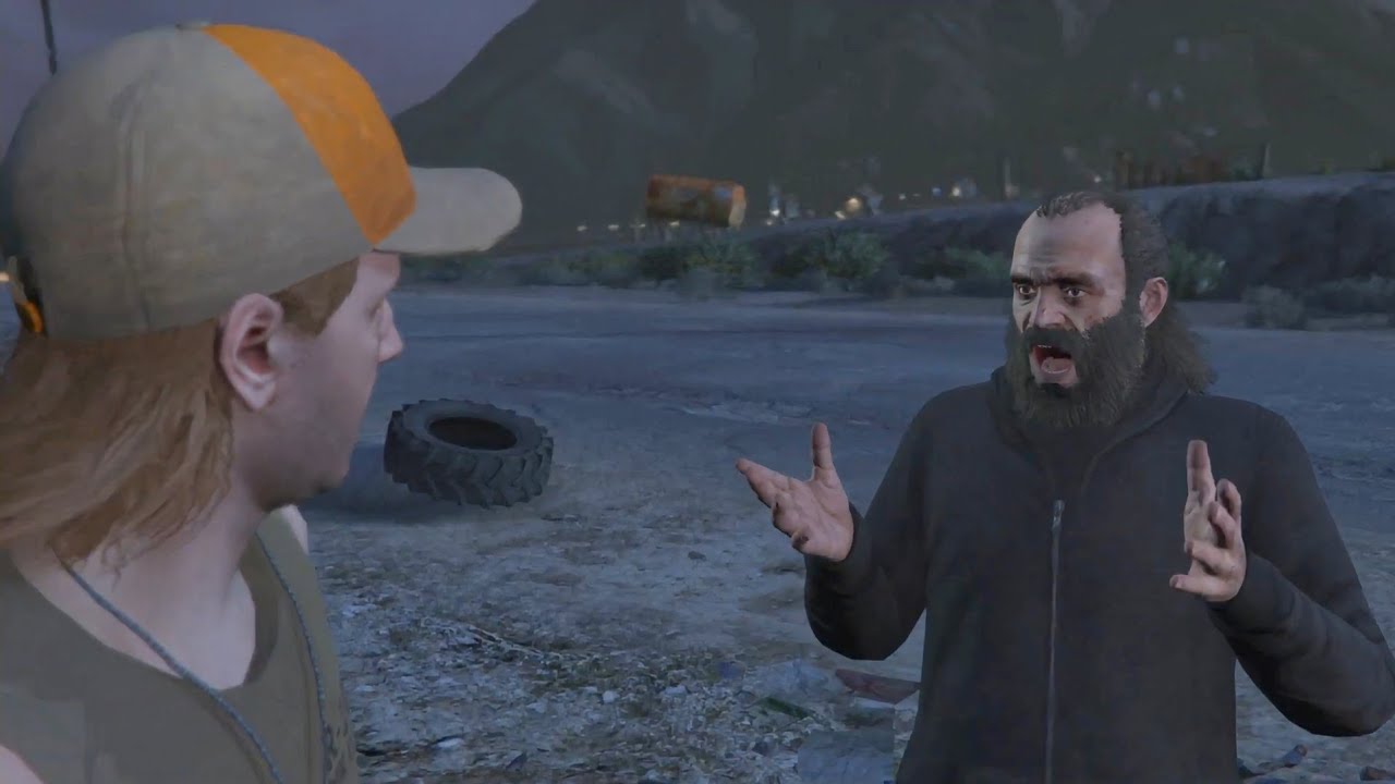 Grand Theft Auto V | Trevor Target Practice Night Time | #GTAV