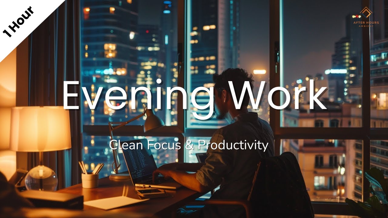 Corporate Ambient at Dusk | Clean Evening Focus for Office Productivity