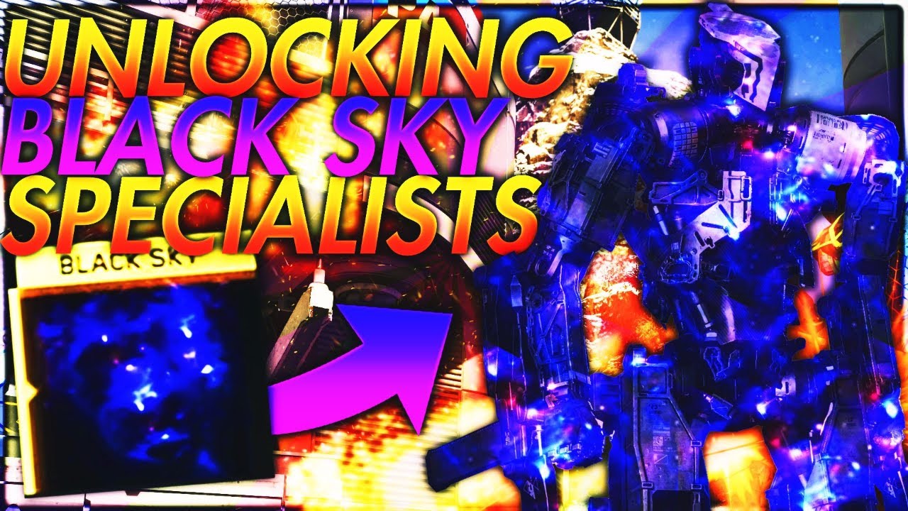 UNLOCKING BLACK SKY CAMO SPECIALISTS!!! (INFINITE WARFARE)