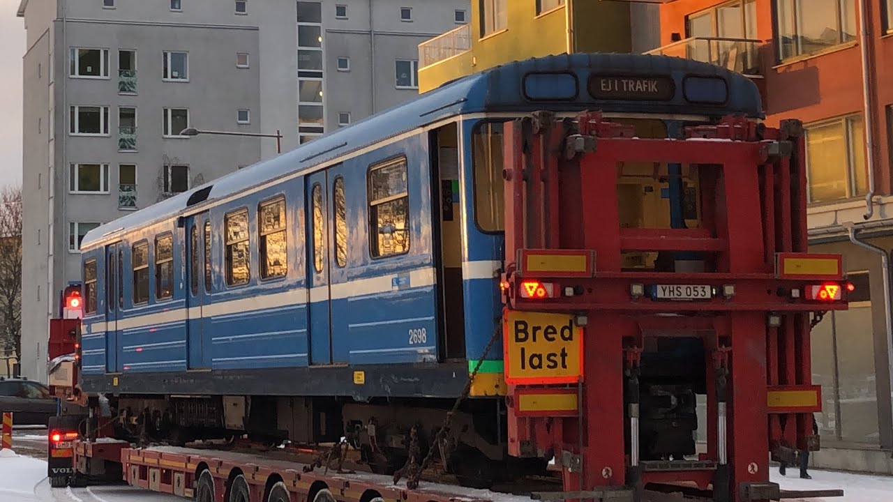Farväl C6 Tunnelbana vagn-2698😭