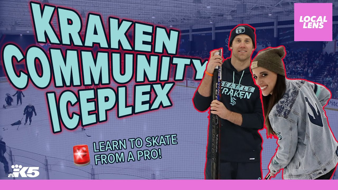 Skating with a PRO at Kraken Community IcePlex | Local Lens Seattle
