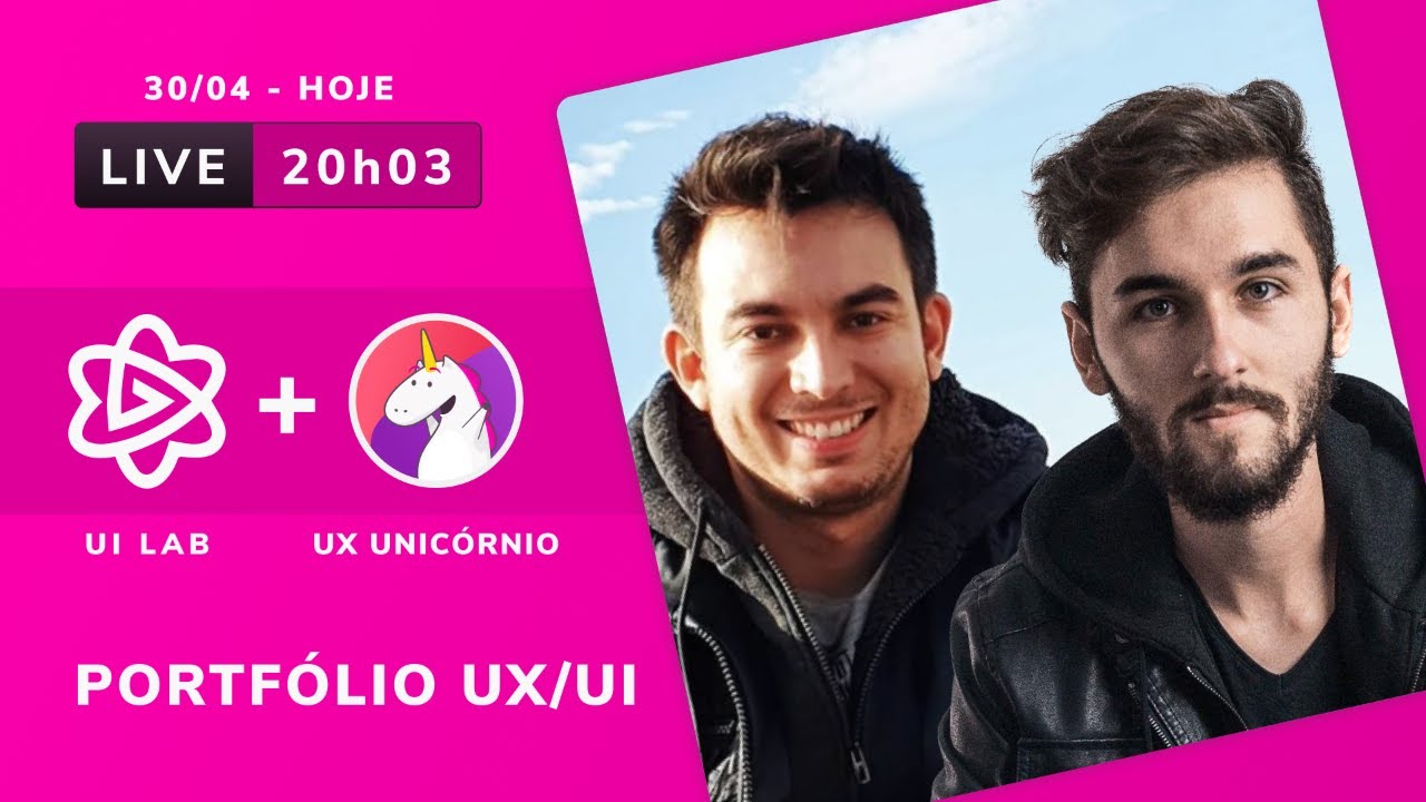 PORTFÓLIOS DE UX E UI COM UX UNICÓRNIO E UI LAB