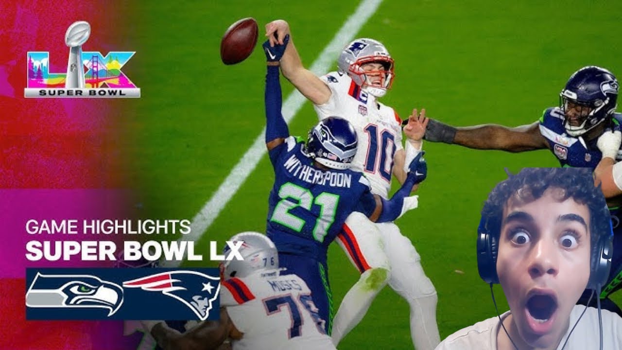 My Reaction To Seahawks VS Patriots | Super Bowl LX!!!