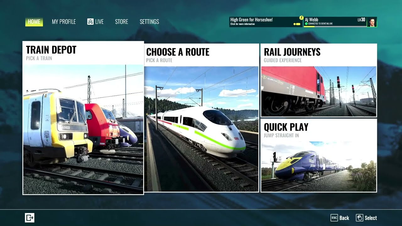 TSW 3: Introduction, Looking At The Menu And Babbling On