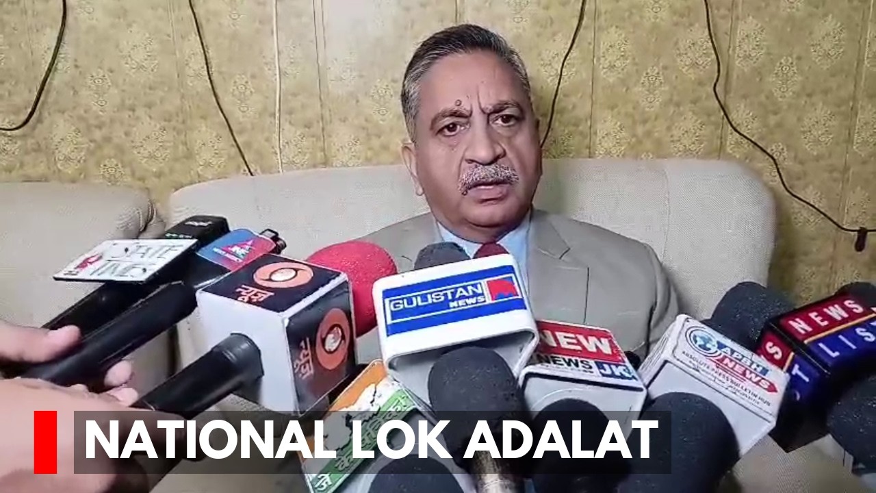 Justice Sanjeev Kumar Inaugurates 1st National Lok Adalat in Jammu