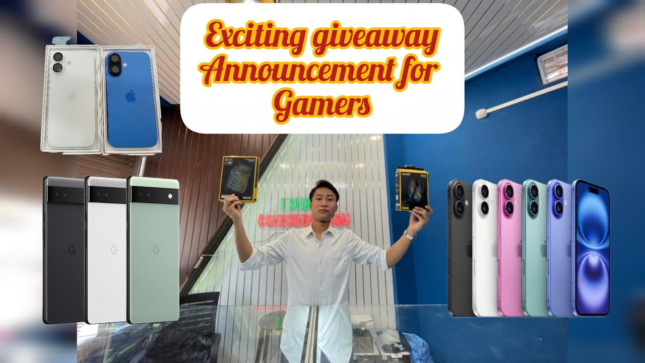 Giveaway alert for gamers and new premium stock update in iPhone 15 pro