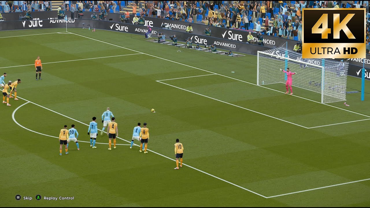 4K | Manchester City VS Wolverhampton Wanderers | Ultra Realism Graphic Next-Gen JCCGraphic MODs