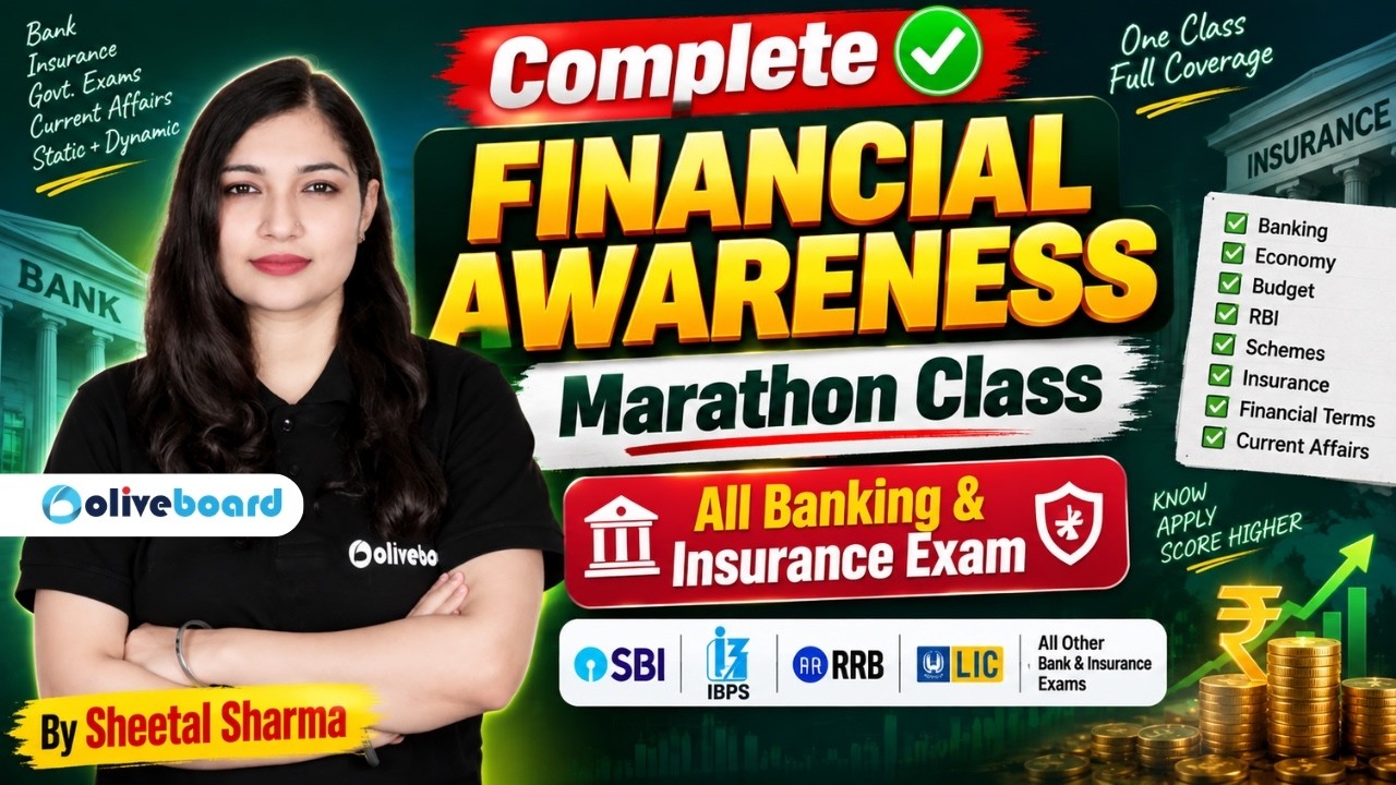 Financial Awareness | Complete Revision | All Banking & Insurance Exams | Oliveboard
