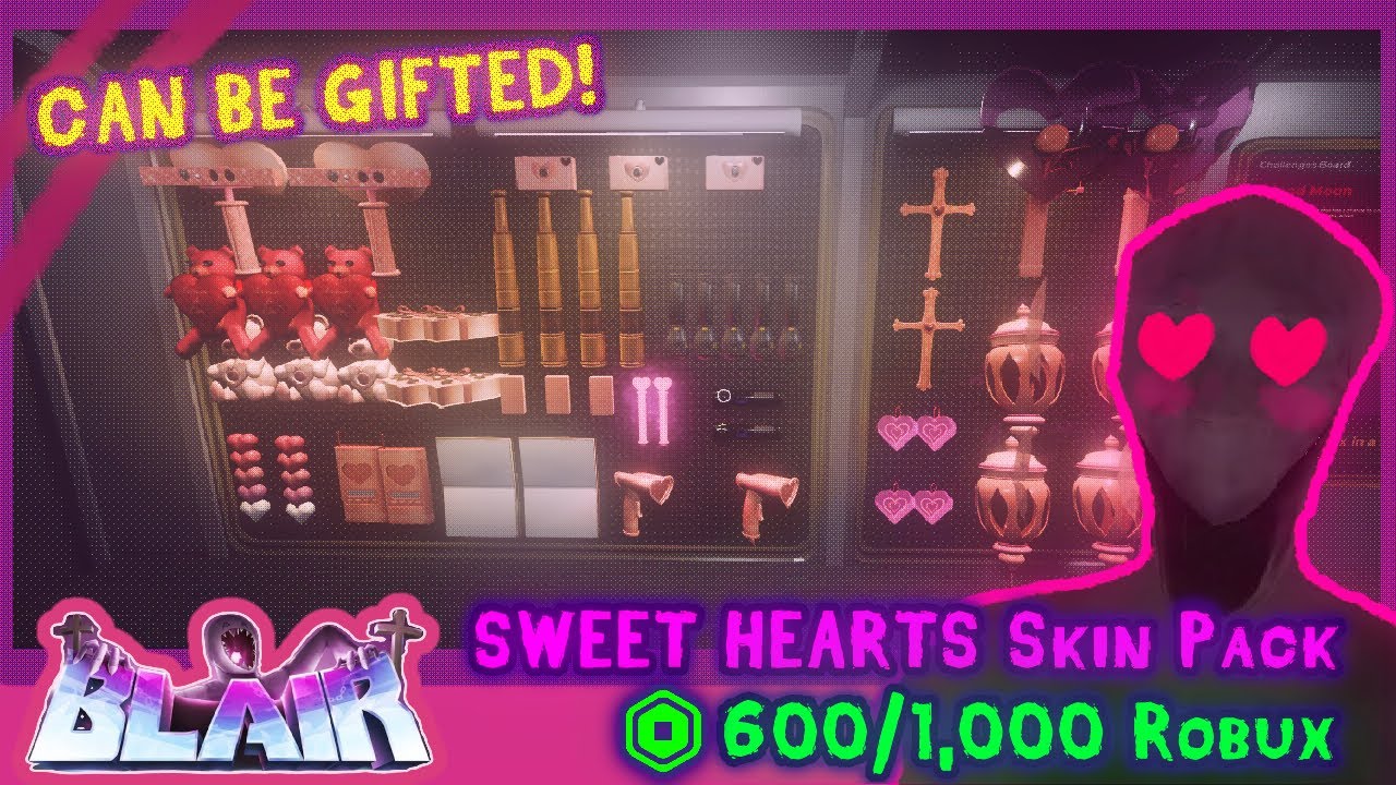 SWEET HEARTS Skin Pack Showcase | Blair Roblox