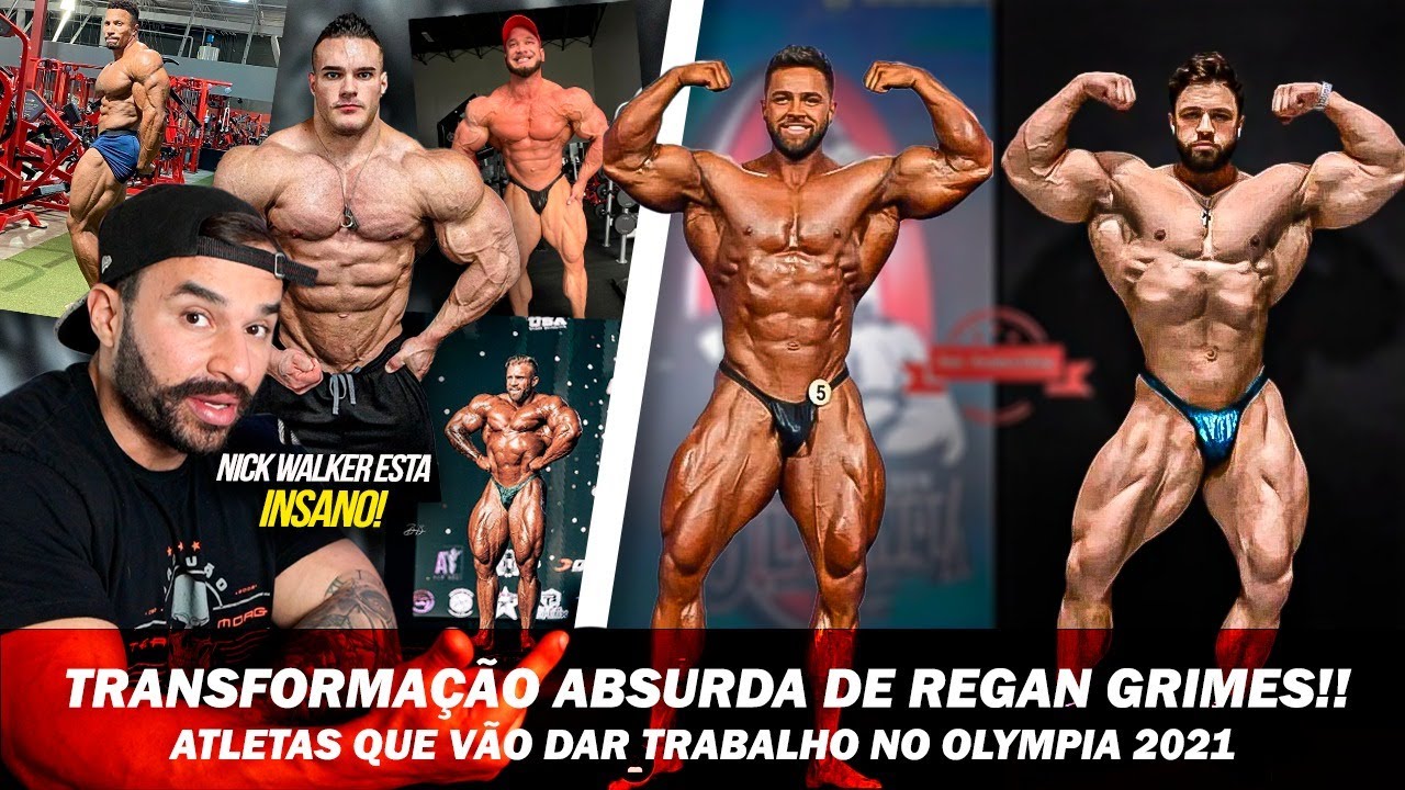 REGAN GRIMES DOBROU DE TAMANHO - TRANSFORMA&Ccedil;&Atilde;O ABSURDA / NOVOS ATLETAS NO OLYMPIA!!