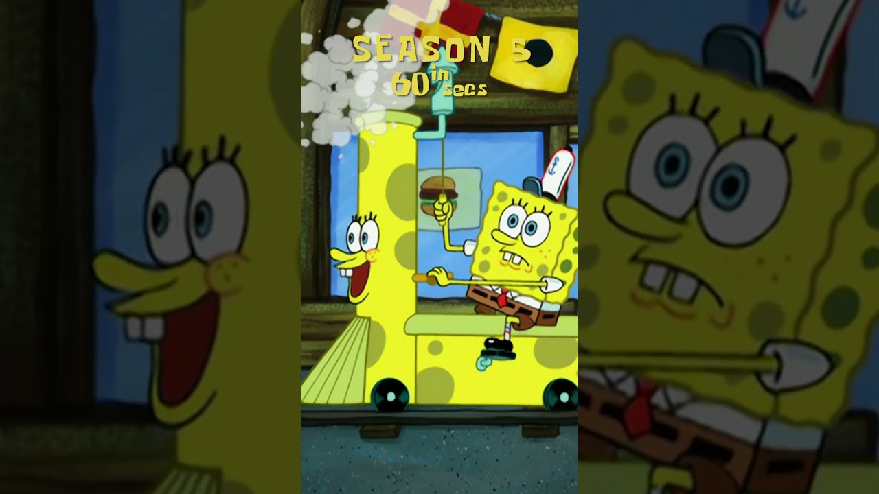 SpongeBob season 5 in 60 SECONDS! 🍍 | #shorts