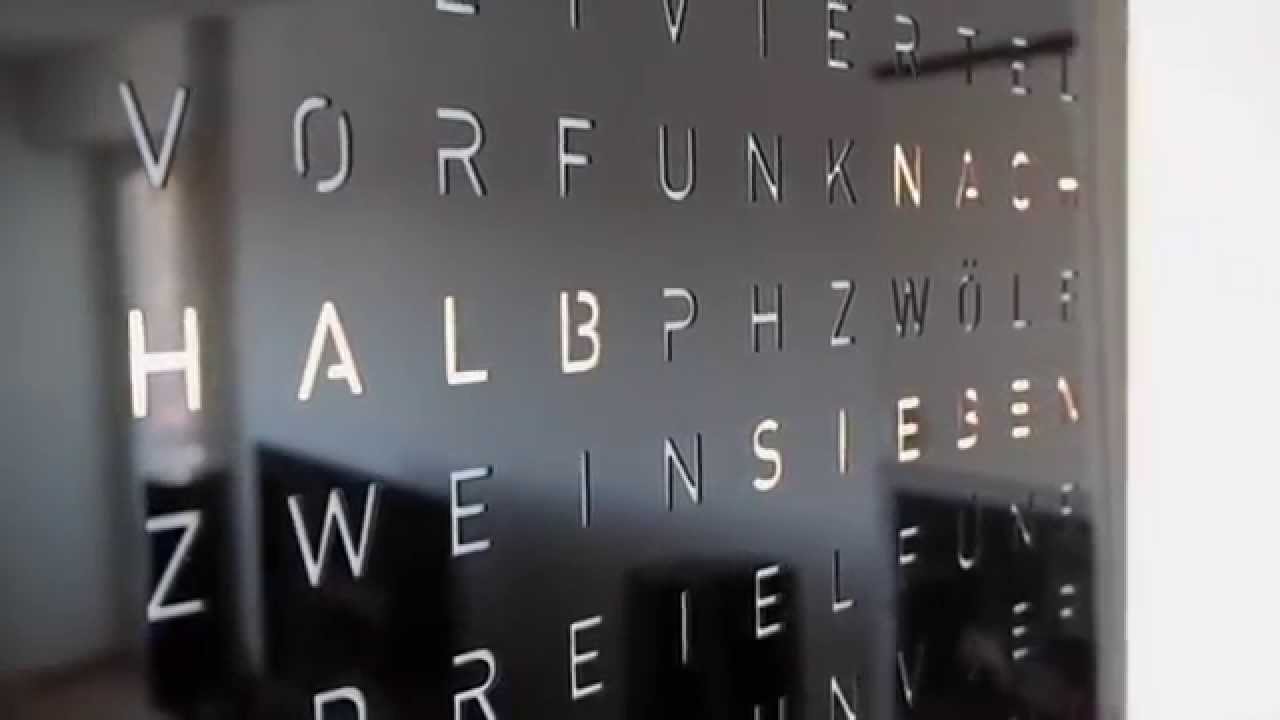 A selfmade wordclock