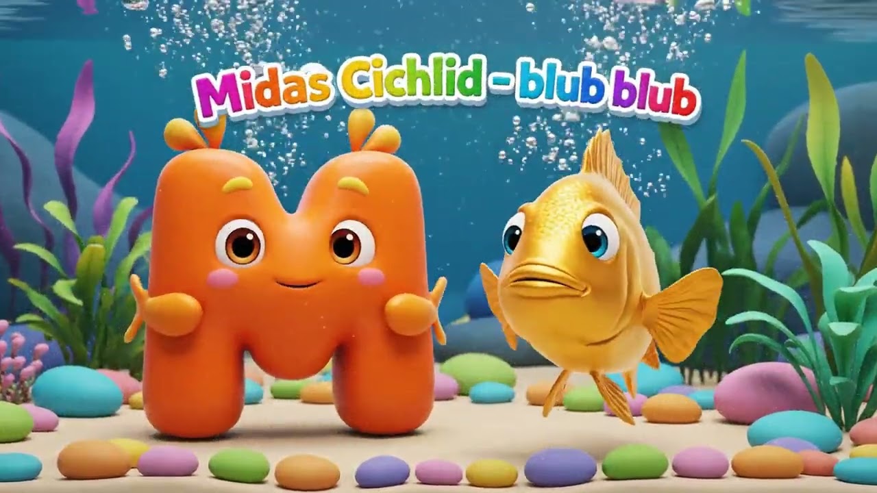 Learn ABC with Fish 🐟🎵 | Alphabet Song | Kids Ocean Music