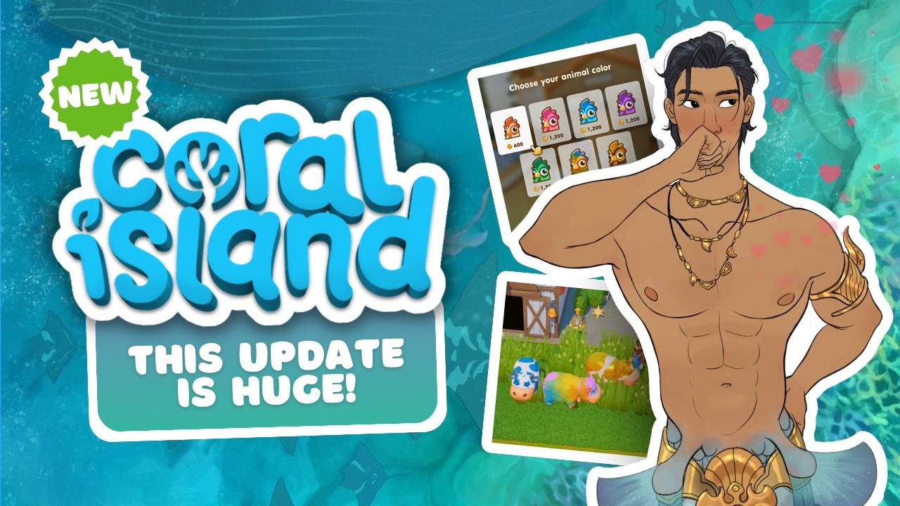 UPDATE PREVIEW for Coral Island 1.3 💋|🔆Sunnyside Up News