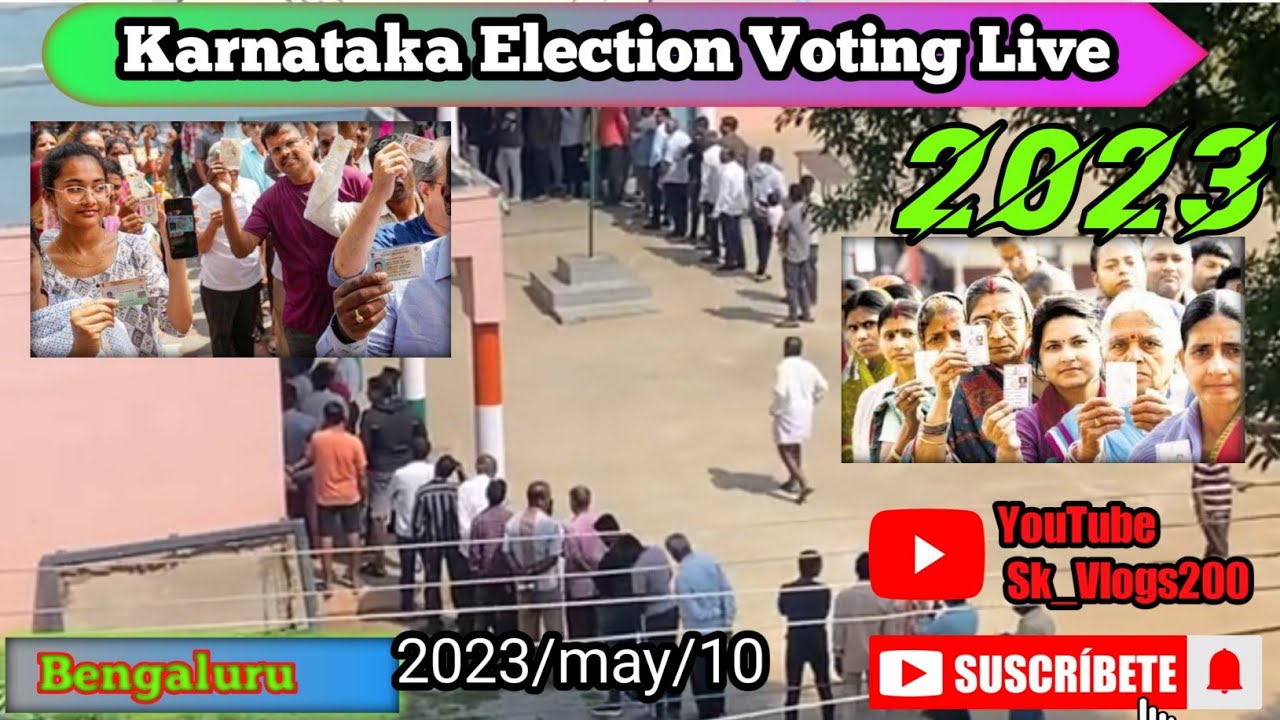 Karnataka Election Voting Live 2023 || Karnataka Polling Live || Congress Vs BJP in karnataka Live