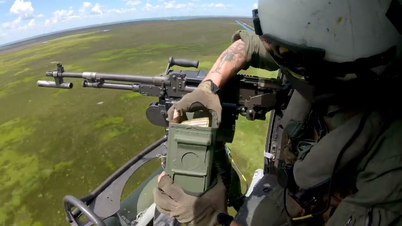 U.S. Marine 'Gunrunners' provide Close Air Support