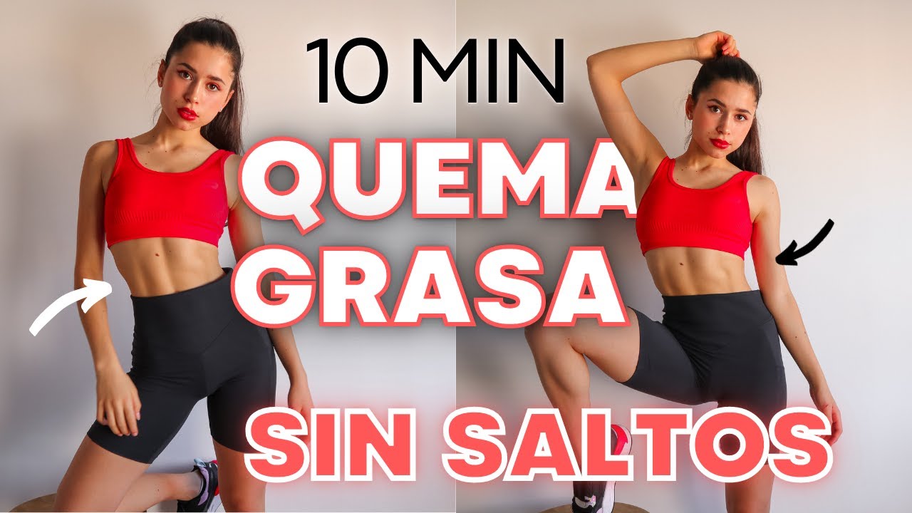10 MIN quemar grasa del abdomen - FULL BODY SIN SALTOS CUERPO COMPLETO - ejercicios cardio INTENSOOO