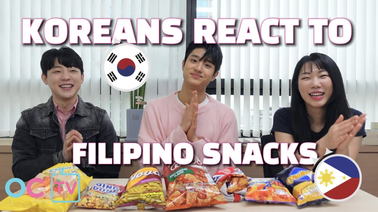 KOREANS REACT TO FILIPINO SNACKS ft. Jaewon Kim (김재원), Big Boss (김요한), Jessie (제씨) [ENG SUB]
