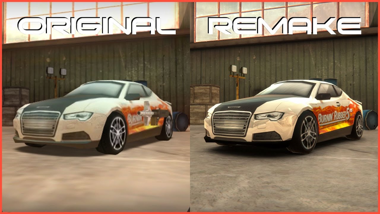 Burnin' Rubber 5 - Original vs HD Version Comparison