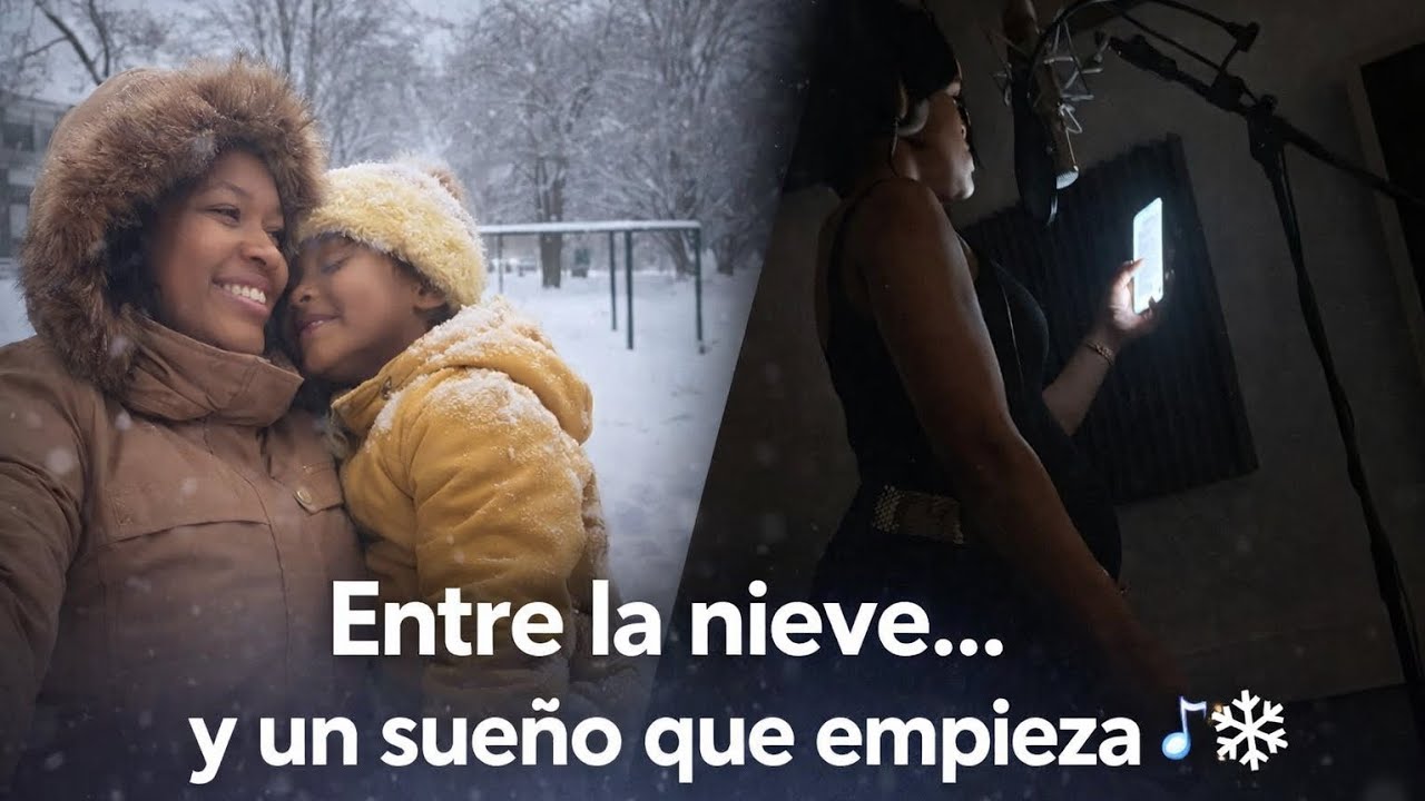 Entre la nieve… y un sueño que empieza 🎶❄️