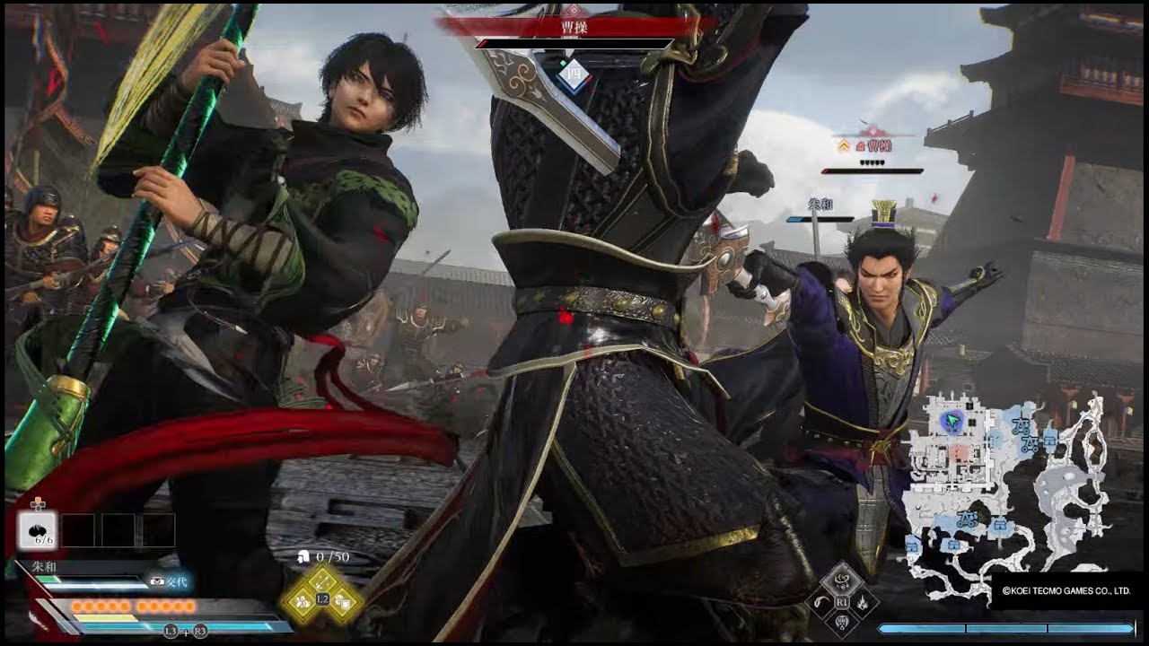 真・三國無双 ORIGINS DLC 夢幻の四英傑 無双に挑む者 許決戦 無双乱舞禁止 武神覚醒禁止 回復なし