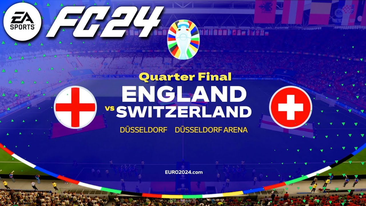 EA FC 24 - England vs. Switzerland | EURO 2024