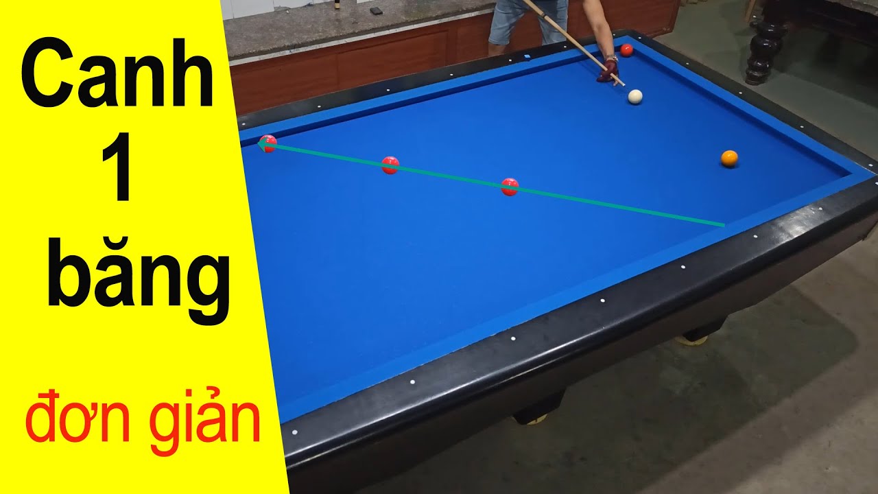 Cách Đánh bida 1 BĂNG Dễ Nhất, gỡ khó khi tập | Mười Cò