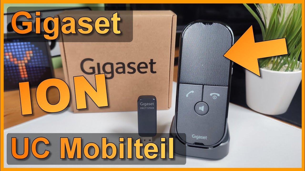 Gigaset ION - Ein DECT-Mobilteil speziell für Konferenz-Software wie Teams, Zoom, Skype etc!