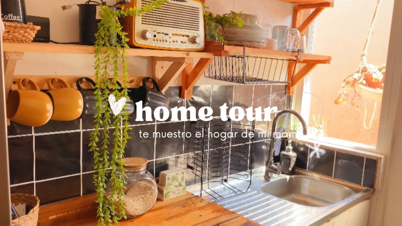 living room tour🌱| te muestro la casita de mi madre y sus detalles cocina y living comedor🪴