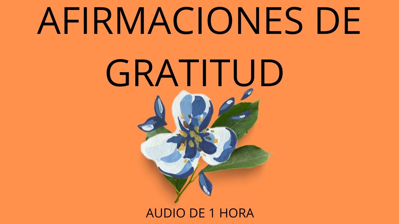 AFIRMACIONES DE GRATITUD PARA CADA DÍA - Audio de 1 hora