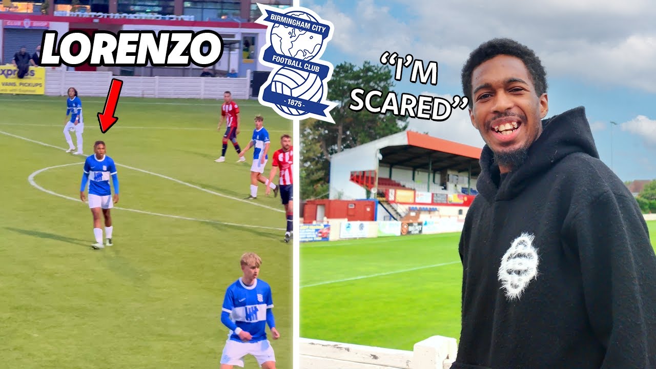 WE WATCHED LORENZO PLAY AGAINST GROWN MEN!