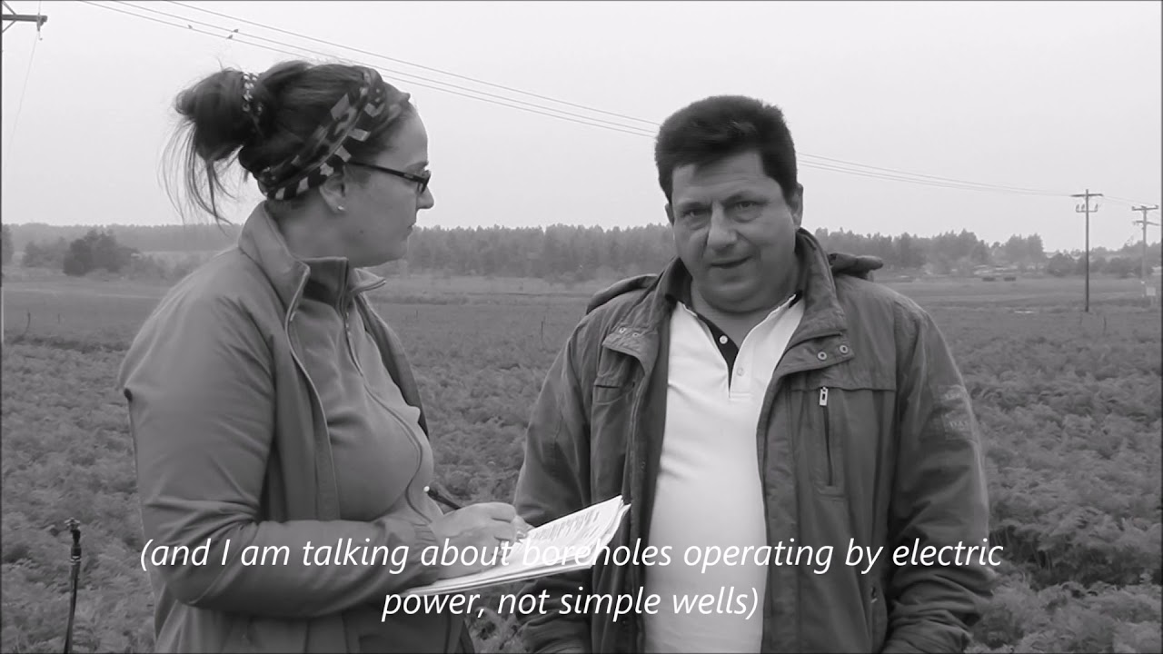 Irrigation water in Thiva, Greece: A local grower's views