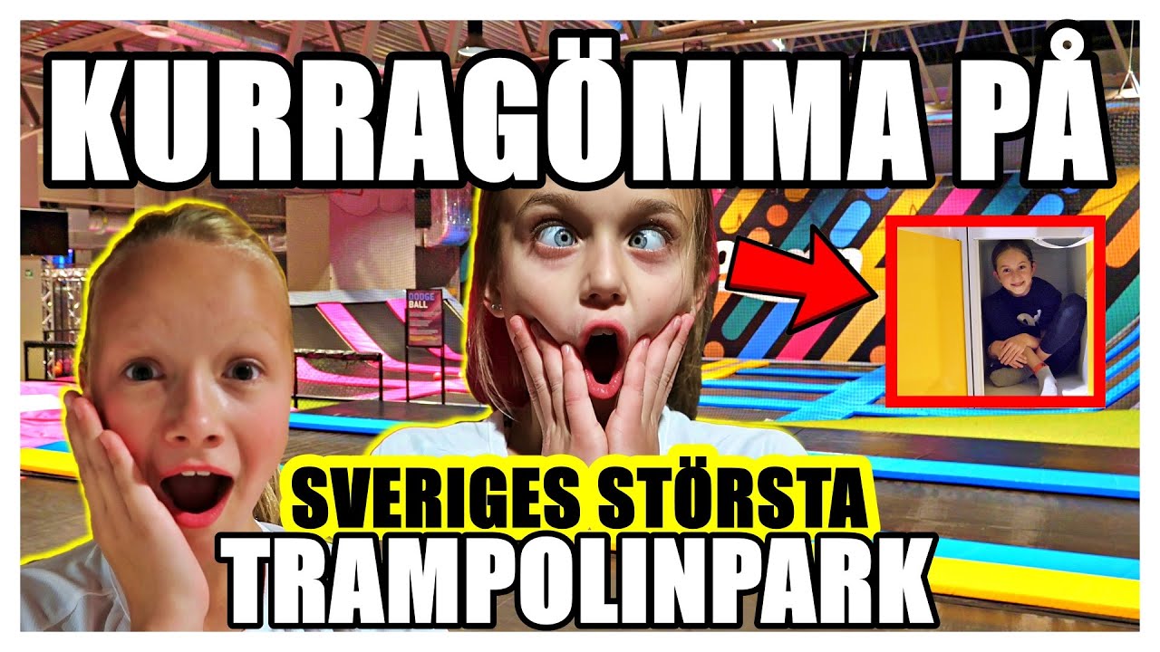 KURRAGÖMMA PÅ SVERIGES STÖRSTA TRAMPOLINPARK *SLEEP OVER*