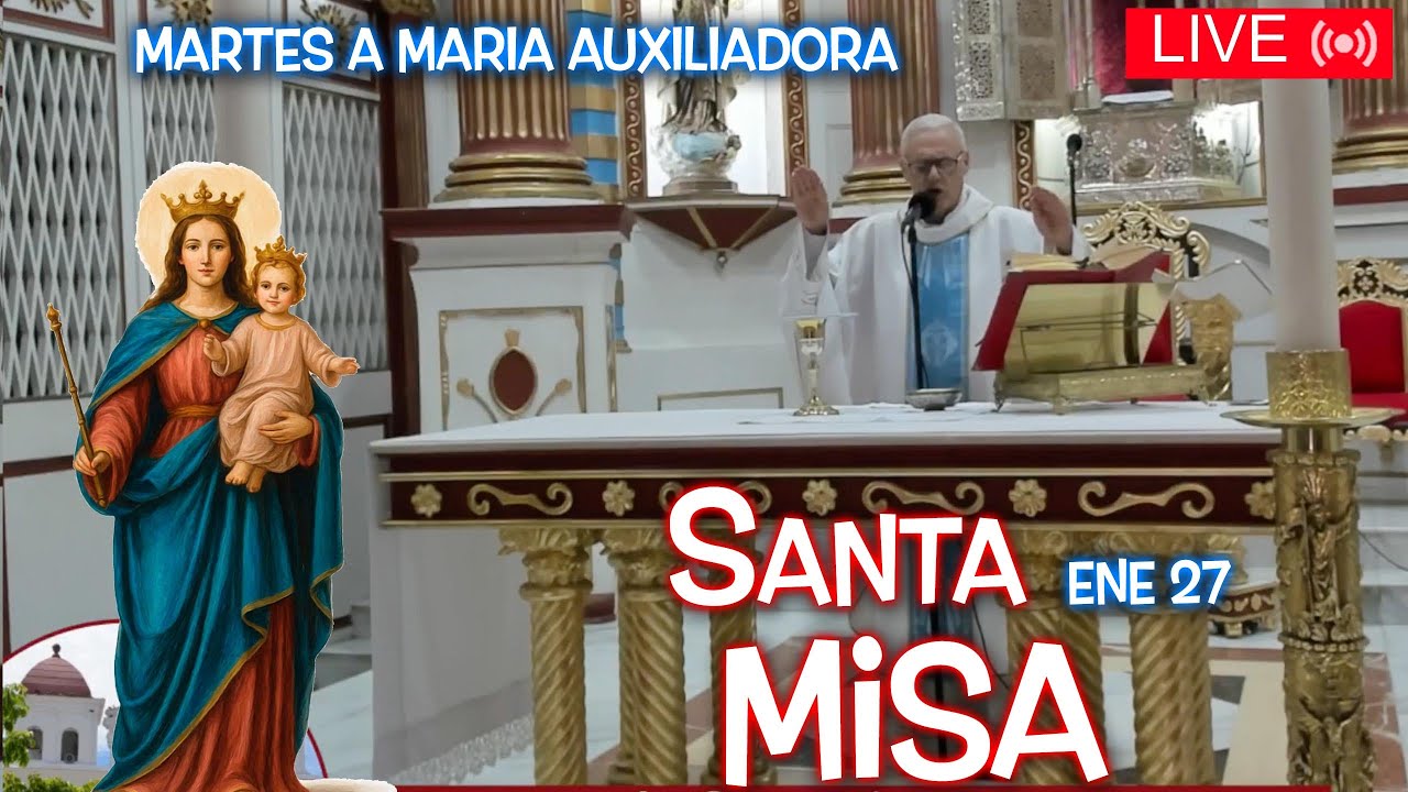 MISA POR LOS ENFERMOS A MARIA AUXILIADORA!
