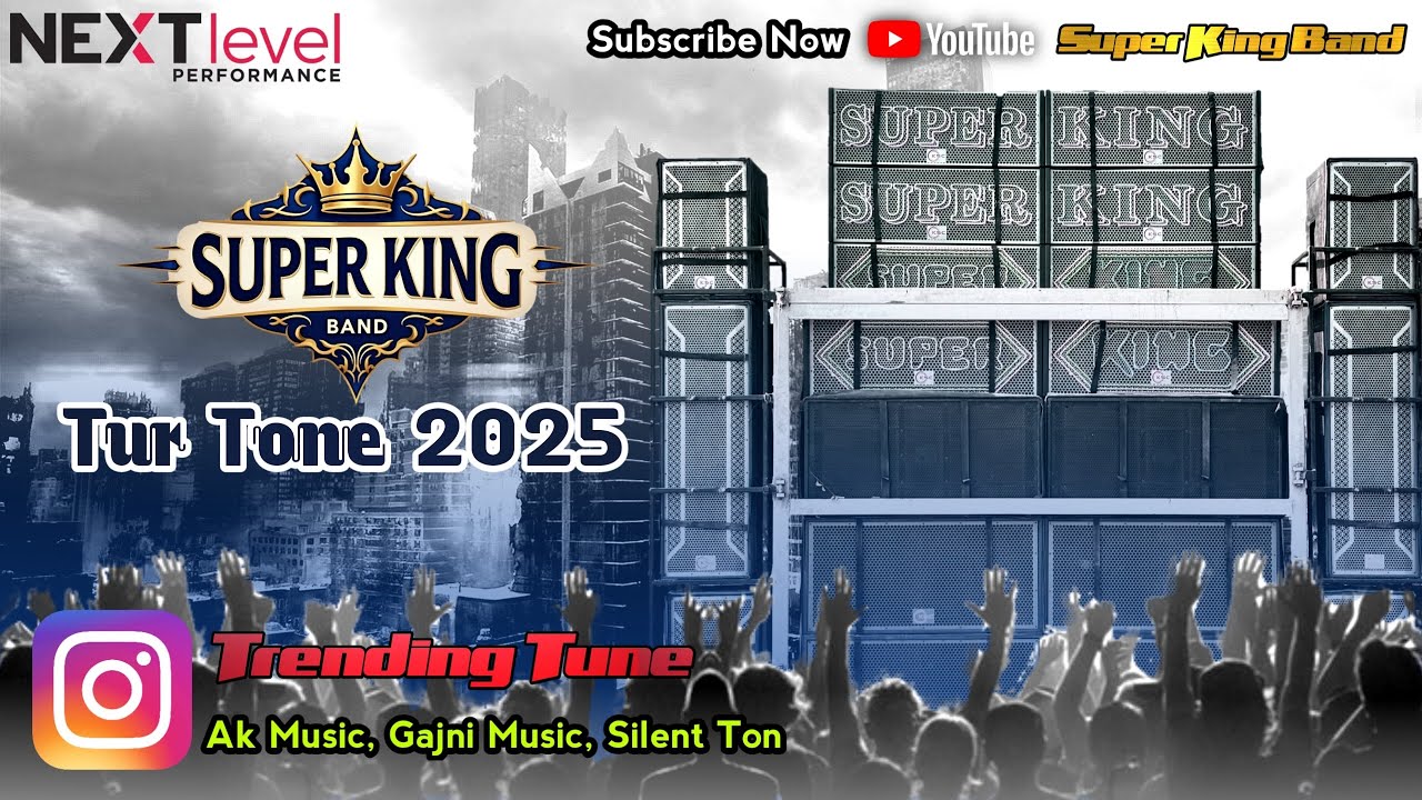 Super King Band || 2025❣️Famous Insta Tone + Non Stop Tur Ton 🥁