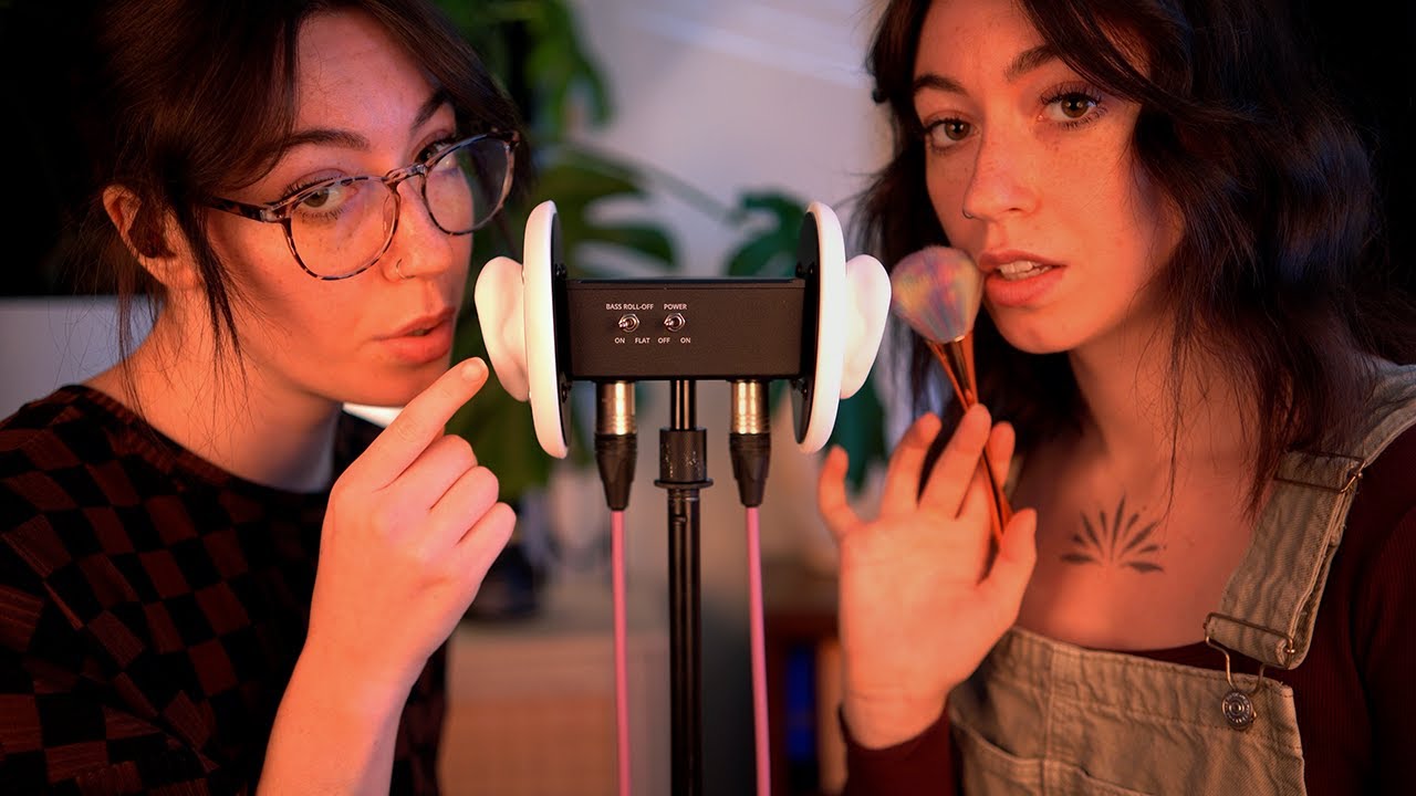 ASMR | Twins Give You Tingles to the MAX (mouth sounds, tapping, whispering)