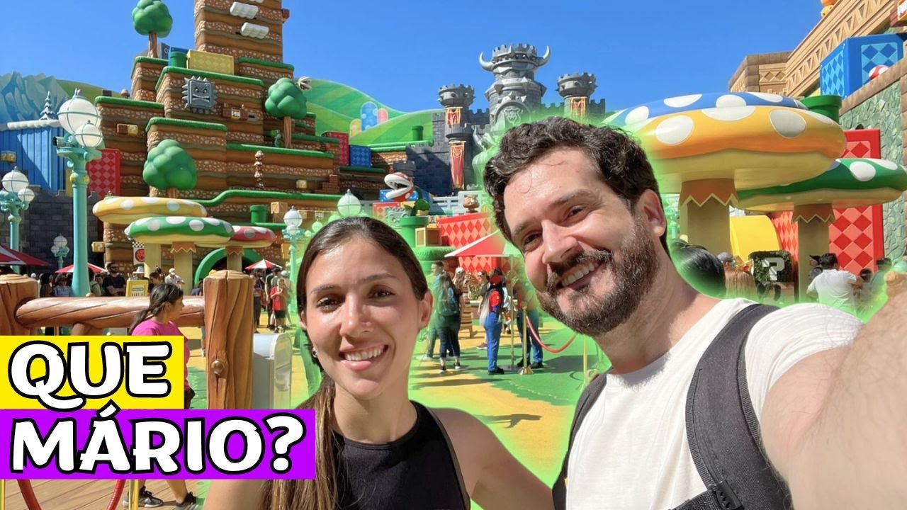 FOMOS CONHECER O PARQUE DO MARIO NA UNIVERSAL LOS ANGELES l VLOG