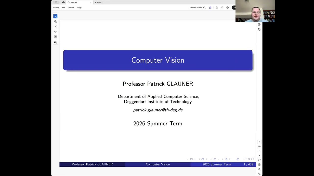 Computer Vision: 1st lecture (introduction, pixels and filters)