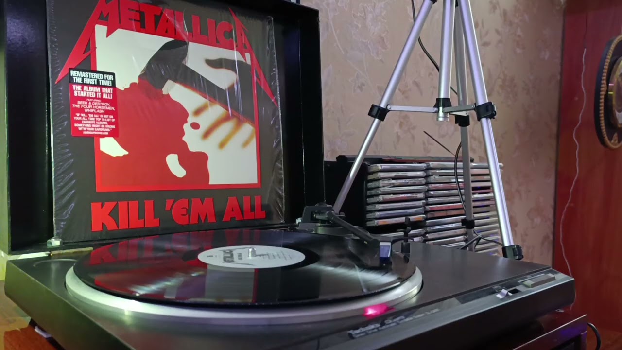 METALLICA Kill Em All 1983 Vinyl LP Side 1 rip