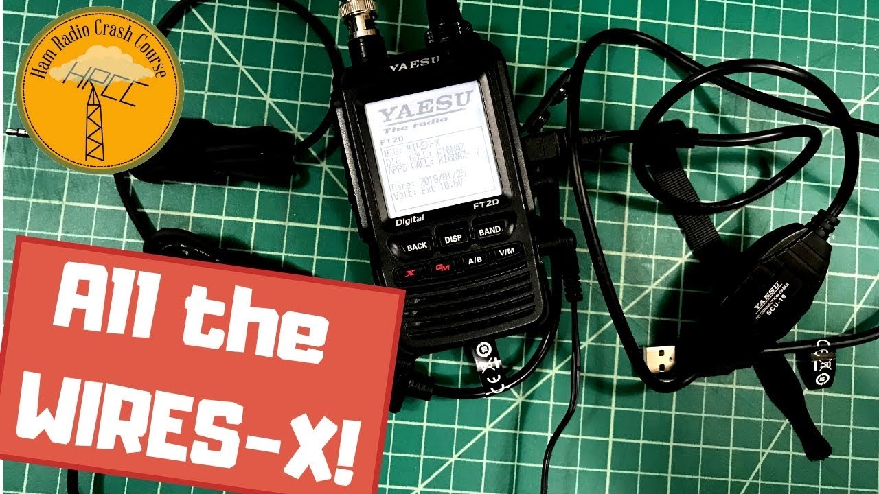 How To Setup a Yaesu FT2DR Wires X Node   SCU 39 cable kit