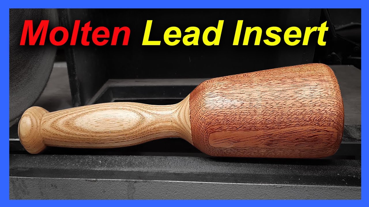 Woodturning - Carving Mallet with Lead Insert [Sapele and Ash]