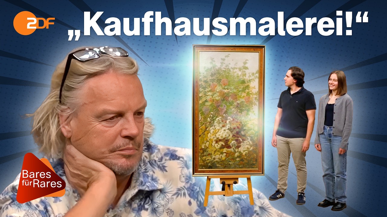 Familienbesitz aus 1887: Riesiges Ölgemälde in hochkant sucht Käufer*in mit Idee | Bares für Rares