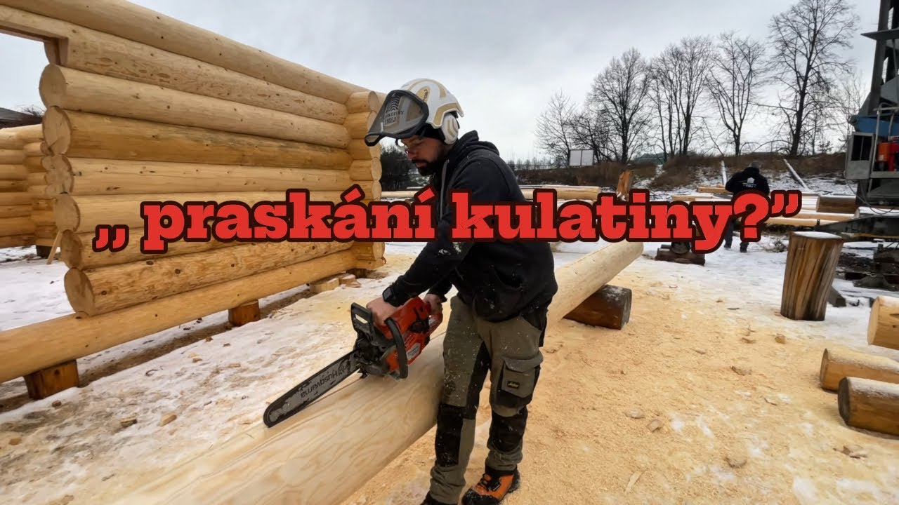 „Jak správně zaříznout drážku do kulatiny, aby nepraskala“