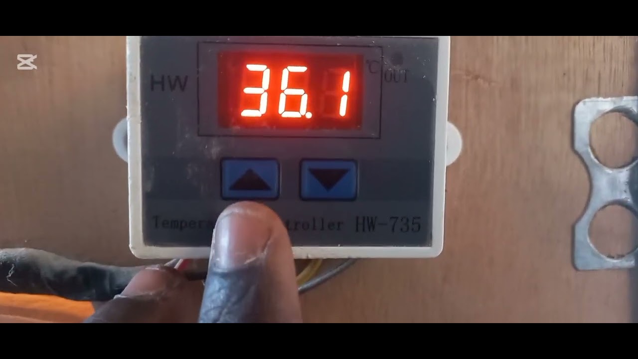 comment le termostat de ma couveuse ou de mon pouseniere en francais