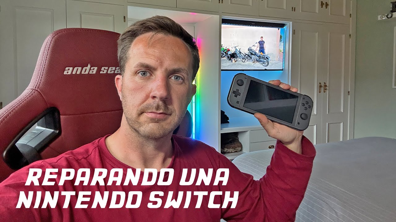 Reparando una Nintendo Switch edición Palkia