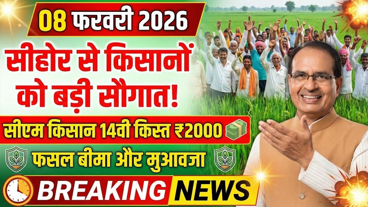 CM Kisan 14th Installment Date 2026: महाशिवरात्रि पर ₹4000? 🥳 14वीं किस्त की तारीख तय! सच जानिए