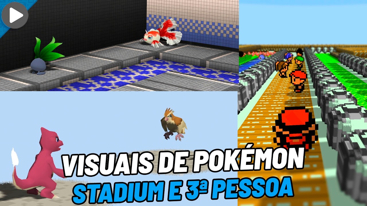 GEN 1 RECOMP GANHA MODELOS DE POK&Eacute;MON STADIUM NA VERS&Atilde;O MAIS RECENTE DO DRAMATIC VOXEL SHAPE MOD