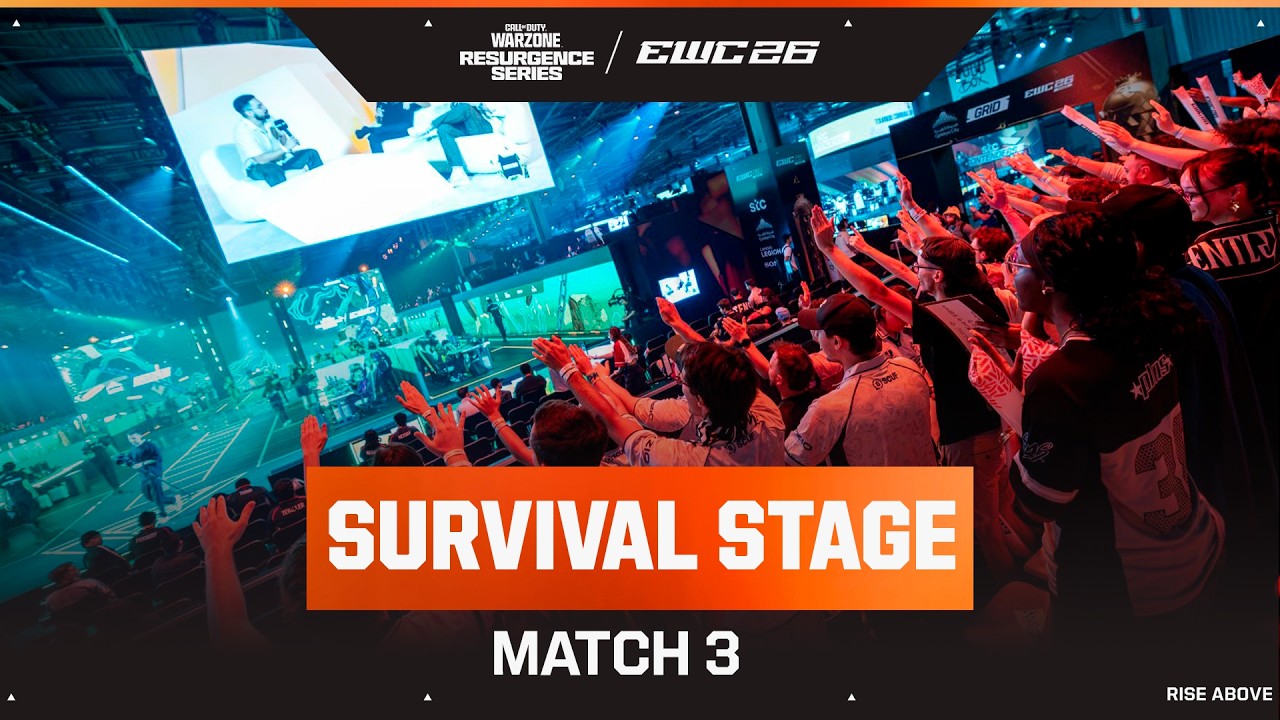 COD:WRS at EWC 26 &ndash; Survival Stage | Match 3 - VOD