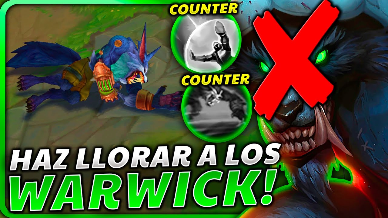 💀¡VAS A FLIPAR! *ESTE MAIN WARWICK* PIERDE la CORDURA al ver EL PERSONAJE MÁS RARO Y VOMITIVO en TOP