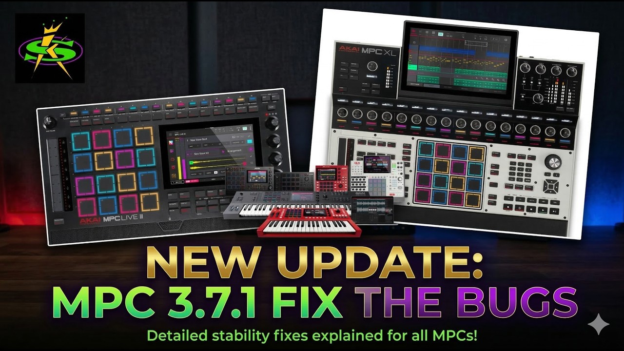 AKAI MPC 3.7.1 UPDATE NOW!! MPC XL MPC LIVE 3....DON'T MISS THIS!